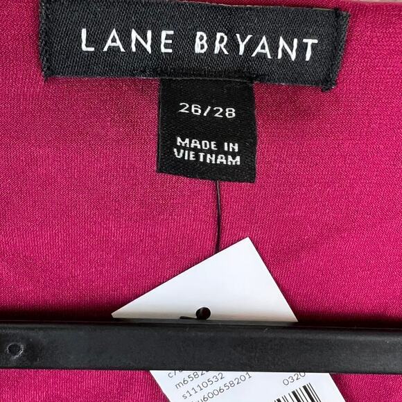 NWT Lane Bryant Knit Stretch Overpiece Duster Cardigan Size 26/28 Corpcore - Picture 8 of 8